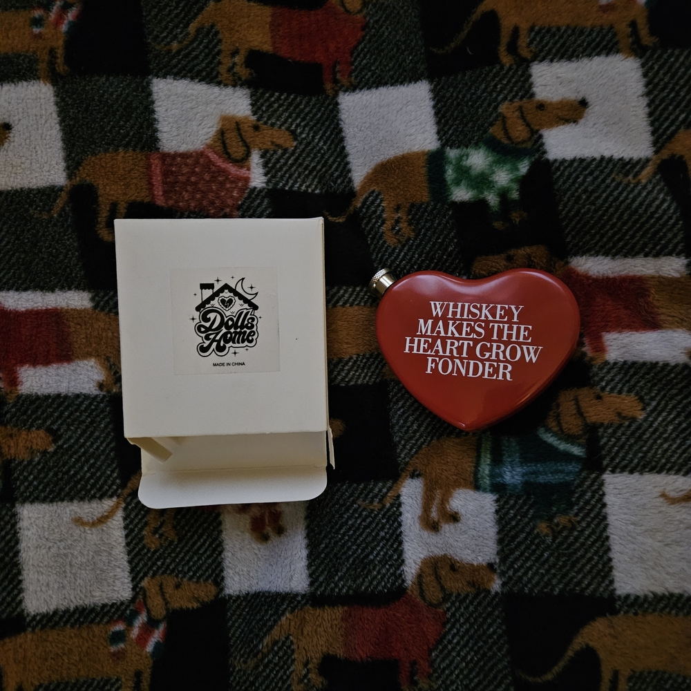 Since you've been gone' heart flask